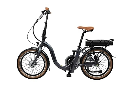 Elektrofahrräder : Blaupunkt Franzi Falt-E-Bike, Tiefeinsteiger, Frontantrieb, Rücktrittbremse inkl. Dot Blue Lenkertasche LT 300