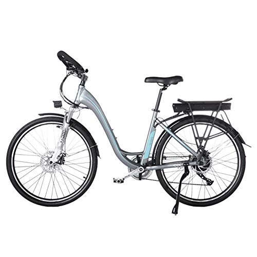 Elektrofahrräder : BMXzz 26" E-Bike, Erwachsene Elektrofahrrad 36V 10Ah Lithium-Ionen Akku e 250W Heckmotor Verstellbarer Schmetterlingslenker - Grau