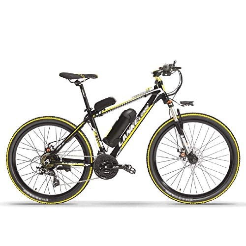Elektrofahrräder : BMXzz 26 Zoll E-Bike, Elektrofahrrad Mountainbike 48V 10Ah Abnehmbar Lithium-Ionen Akku 240W 21 Geschwindigkeit für Outdoor Berg und Pendler, Orange 1