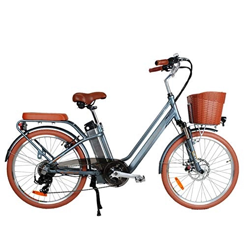 Elektrofahrräder : BMXzz E-Bike Damen Elektrofahrrad Alu, mit 7-Gang Nabenschaltung, Citybike leicht mit Fahrradkorb, 250W und 10Ah, 36V Lithium-Ionen-Akku Entspricht der EU-Standardzertifizierung