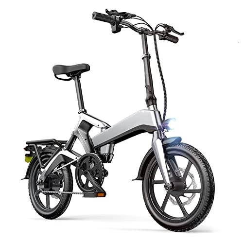 Elektrofahrräder : BZGKNUL EBike Elektrisches Fahrrad 400w Foldway Elektrisches Fahrrad mit 16"Fettreifen 4 8V10AH. Lithium-Batterie Ebike 18, 6 km / h Mountain Pendel E-Bike for Erwachsene Weibliche Männchen