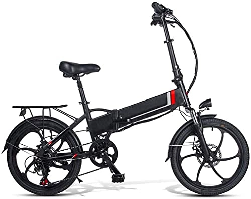 Elektrofahrräder : CASTOR Elektrofahrräder 350W Falten Elektrische Fahrrad 48 V Schneestrand Elektrische Fahrräder für Erwachsene Dual Scheibenbremsen, 20 Zoll Ebike City Fahrrad Max Geschwindigkeit 30 km / h, 3 Reitmodi