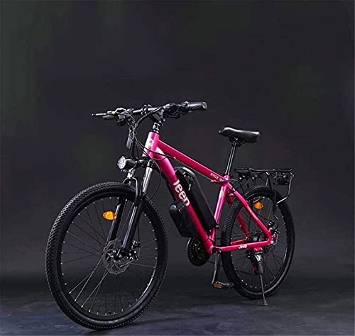 Elektrofahrräder : CCLLA Erwachsenen 26 Zoll elektrisches Mountainbike, 36V Lithiumbatterie Aluminiumlegierung Elektrofahrrad, LCD-Display Diebstahlsicherung 27 Geschwindigkeit (Farbe: A, Größe: 10AH)