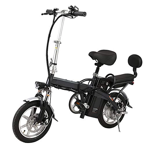 Elektrofahrräder : CHEZI Electric bicycleElektroauto Falten Fahren Elektrofahrrad Mini Lithium Scooter Erwachsene Batterie Booster Lebensdauer 50 km