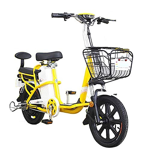 Elektrofahrräder : CHEZI Electric bicycleElektroroller-erwachsenes Batterie-Auto-älterer Roller-Mitnehmer des Fahrrad-36V kleines elektrisches Fahrrad Zwei rund