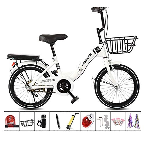 Elektrofahrräder : CHHD 16 / 20 Zoll Faltrad / Artikel für Mini Faltrad Kinder, Männer und Frauen Tragbares Faltrad Erwachsene Kinder Studenten Scheibenbremse Fahrrad