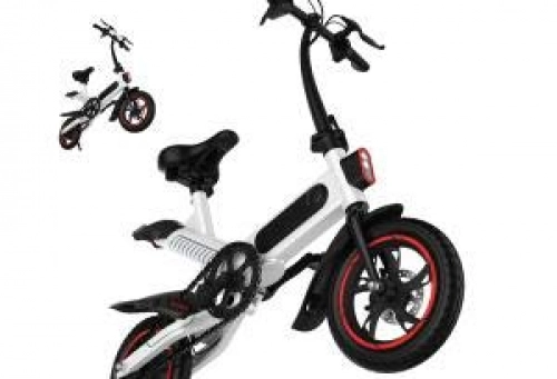 Elektrofahrräder : CHIRREY Y1D / 12-Zoll-E-Bike / STAHLRAHMEN / LI-Batterie HOCHLASTFÄHIGKEIT KLEIN FALTBARES Elektro-Bike ERGONOMIE-Design