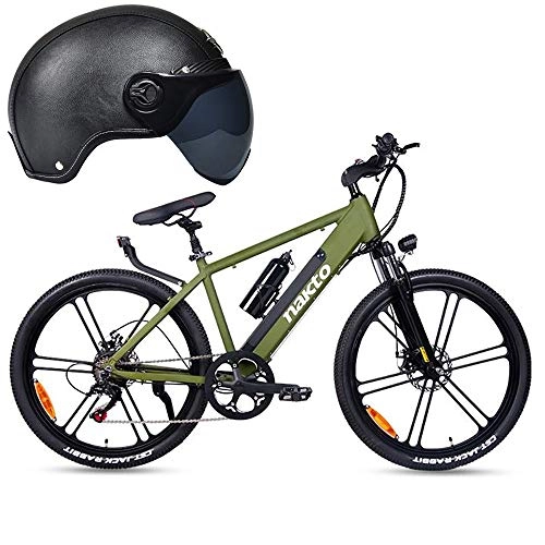 Elektrofahrräder : COKECO Elektrofahrrad Citybike E-Bike Pedelec, 350W E-Bike Adult Power-unterstützte Stoßdämpfung Mountain Cross-Country 48V10A Lithium-Batterie Für 26-Zoll-Batterie Bike