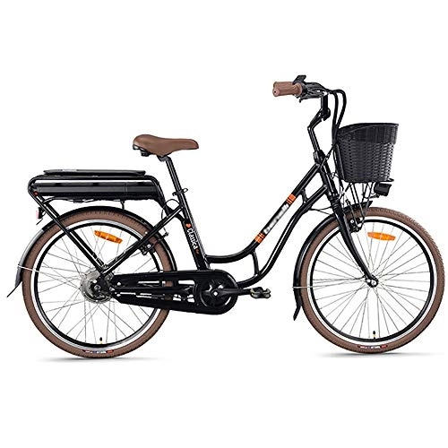 Elektrofahrräder : COKECO Trekking E-Bike Roller Mit Kindersitz, 24-Zoll-Elektrofahrrad Für Erwachsene 48V7.5Ah Lithiumbatterie Unterstütztes Fahrrad 350W Kraftfahrzeugtransport Männlich Und Weiblich Neuer