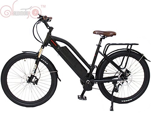Elektrofahrräder : ConhisMotor 48V 350W 500W Torque Sensor Mid-Drive Motor City Electric Bike with 48V 12.5AH Lithium Ion Battery