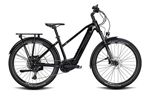 Elektrofahrräder : ConWay Cairon C 727 Damen E-Bike 625Wh E-Mountainbike Elektrofahrrad Black / Black matt 2020 RH 50 cm / 27, 5 Zoll