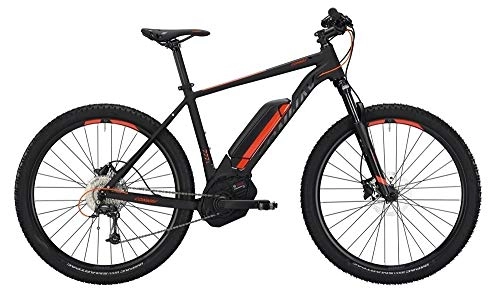 Elektrofahrräder : Conway EMC 227 SE 500 Herren E-Bike 500Wh E-Mountainbike Elektrofahrrad Black matt / orange 2019 RH 52 cm / 27, 5 Zoll