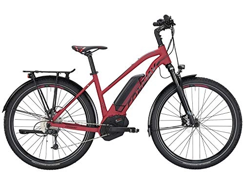 Elektrofahrräder : Conway EMC 427 E-Bike Trapez 27, 5" Mountainbike Grau-Rot-Matt Mod. 2019 (27, 5" / Rahmen: 48cm)