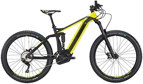 Elektrofahrräder : Conway eMF Powertube 327 Plus Black matt / Lime Rahmenhhe L | 48cm 2019 E-MTB Fully