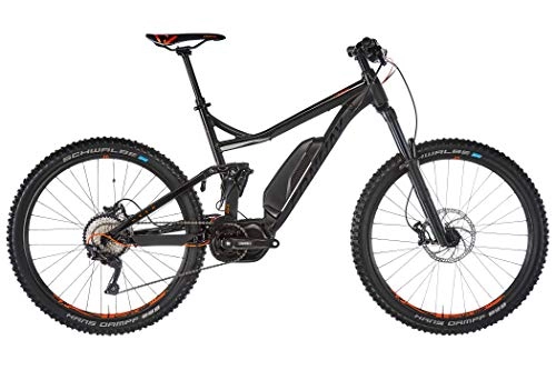 Elektrofahrräder : Conway eWME 327 Black matt / orange Rahmenhöhe S | 41cm 2019 E-MTB Fully