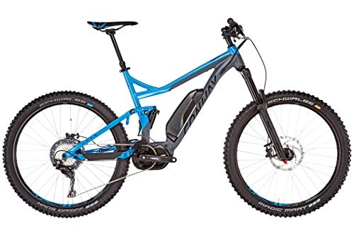 Elektrofahrräder : Conway eWME 427 Grey matt / Blue Rahmenhhe M | 44cm 2019 E-MTB Fully