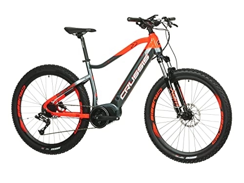 Elektrofahrräder : Crussis 27.5 Zoll E-Bike Atland 7.8 Elektro MTB Fahrrad 522Wh Mittelmotor 80Nm Rh46cm