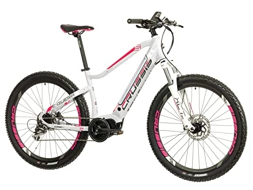 Elektrofahrräder : Crussis 27.5 Zoll E Bike Guera 5.7 Elektro MTB Fahrrad SRAM 468Wh Rh43cm White