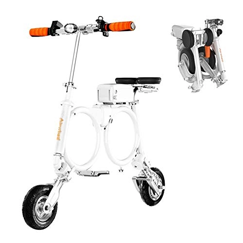 Elektrofahrräder : CYGGL Faltbares E-Bike 247W Elektrofahrrad, 25 / 35KM Range Scooter Travel, leicht zu transportieren mit Rucksack-Multifunktionsfront