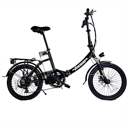 Elektrofahrräder : DAS.BIKE Alu 20" Klappbar Elektrofahrrad Faltbike E-Bike ebike Schwarz