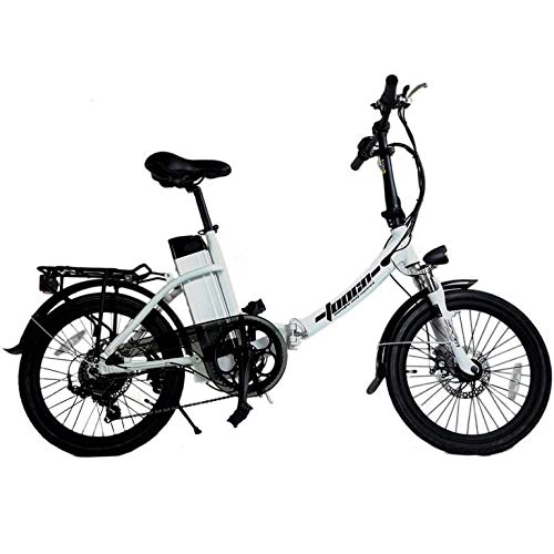 Elektrofahrräder : DAS.BIKE Alu 20" Klappbar Elektrofahrrad Faltbike E-Bike ebike Weiß