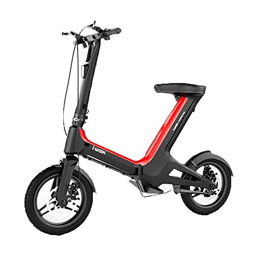Elektrofahrräder : DBSCD Faltbarer elektrischer Roller 350W fr Erwachsenen tragbaren kleinen ultraleichten / Handy Bluetooth setzen die maximale Belastbarkeit 100KG, 50KM frei