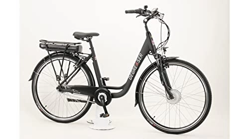 Elektrofahrräder : Degreaser by Saxonette City Plus 7 CB 28 Zoll E-Bike mit 7-Gang Rücktrittbremsnabe 468Wh 13Ah Akku schwarz