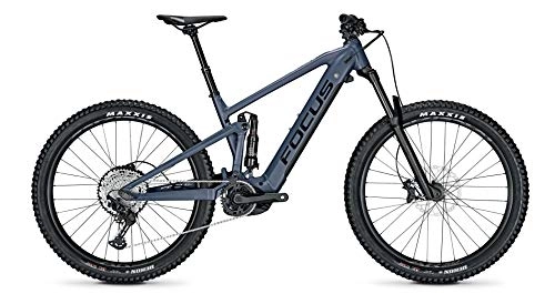 Elektrofahrräder : Derby Cycle Focus Jam² 6.7 Plus Bosch Elektro Fullsuspension Mountain Bike 2021 (M / 42cm, Stone Blue)