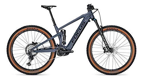 Elektrofahrräder : Derby Cycle Focus Jam² 6.8 Nine Bosch Elektro Fullsuspension Mountain Bike 2021 (S / 40cm, Stone Blue)