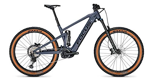 Elektrofahrräder : Derby Cycle Focus Jam² 6.8 Plus Bosch Elektro Fullsuspension Mountain Bike 2021 (S / 40cm, Stone Blue)