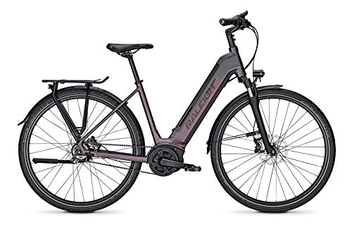 Elektrofahrräder : Derby Cycle Raleigh Kent Premium Bosch Elektro Fahrrad 2021 (28" Wave L / 53cm, Mystypurple / Diamondblack Matt (Wave))