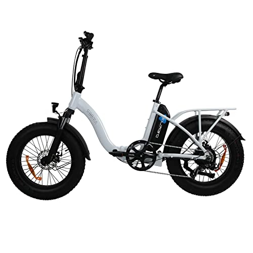 Elektrofahrräder : DERUIZ Amber 20 Zoll Elektrofahrrad Schneefahrrad 48V E Bike Erwachsene Electric Bike Herren und Damen