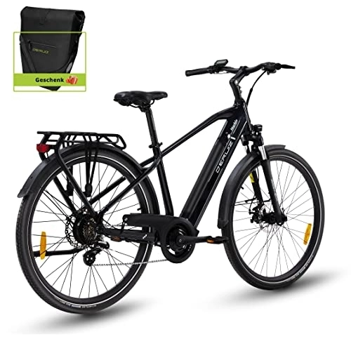 Elektrofahrräder : DERUIZ E-Bike Marble 28 Zoll Leistungsstarkes E-Bike mit 48 V 645 Wh Unterrohr-Akku, leistungsstarkem 250W Mittelmotor, LCD-Display mit Bluetooth, Mountainbike für Erwachsene