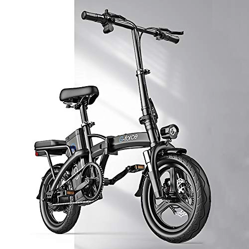 Elektrofahrräder : DODOBD 14 Zoll E-Bike Klapprad - E-Faltrad mit Hinterrad Nabenmotor 400W, 48V Pedelec Faltrad für Damen Herren und Jugendliche praktisches Elektro Klapprad