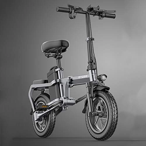 Elektrofahrräder : DODOBD E-Bike Elektrisches faltbares Fahrrad 48VLi-Ionen-Batterie 400W Motor 14 Zoll Fat Tire Aluminiumrahmen Elektrisches Mountain Ebike-Fahrrad mit herausnehmbarer Batterie