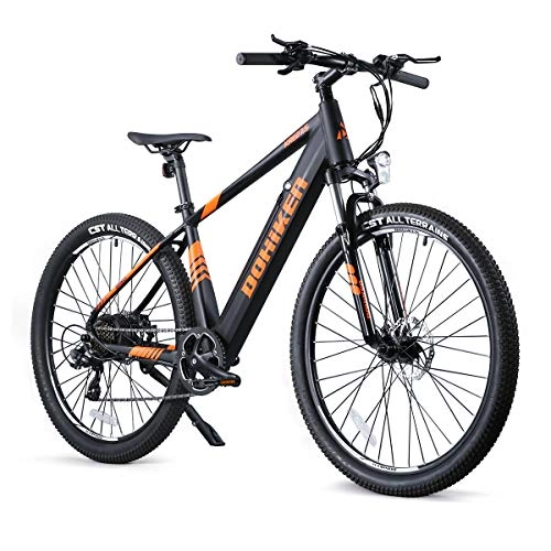 Elektrofahrräder : Dohiker Elektrofahrrad Ebike Mountainbike, 27.5" Elektrisches Fahrrad mit 250W 36V 10Ah Lithium-Batterie und Shimano 7- Gang