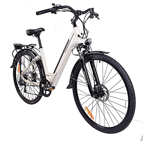 Elektrofahrräder : E-Bike Elektrofahrrad “City“ 27, 5 Zoll Pedelec E-Fahrrad Fahrrad Elektro mit integriertem Akku Damenrad