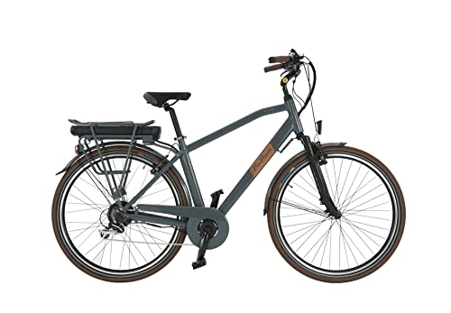 Elektrofahrräder : E-Bike Elektrofahrrad Herren Classic 26 BFANG Batterie 13 AP Größe 50 grau