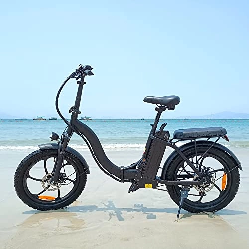 Elektrofahrräder : E Bike Klapprad 20 Zoll für Erwachsene | 250W E-Faltrad Elektrofahrrad | 48V 10.4Ah Li-Ionen-Akku und Shimano 7-Gang | 25KM / h, 55KM | Sicherheitszubehör | CE-Zertifizierung
