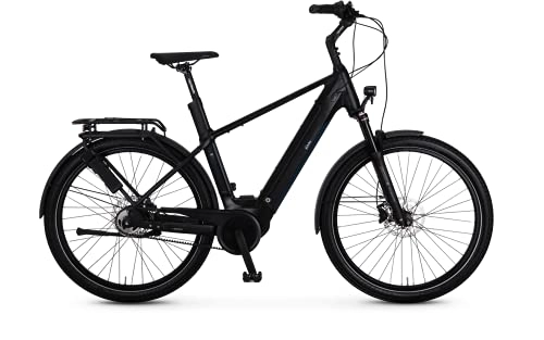 Elektrofahrräder : e-bike manufaktur 5NF Bosch Elektro Fahrrad 2021 (27.5" Herren Diamant 55cm, Schwarz Matt (Herren))