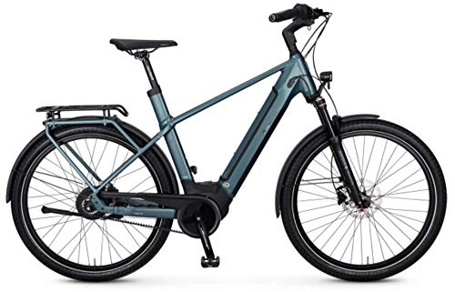 Elektrofahrräder : e-bike manufaktur 8CHT Bosch Enviolo TR City Elektro Fahrrad 2020 (27.5" Herren Diamant 55cm, Grüngrau matt (Herren))