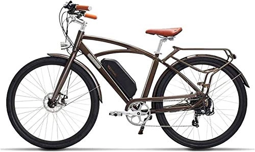 Elektrofahrräder : E-Bike Mountainbike Elektrische Schnee-Fahrrad, 26 " / 700cc Elektrische Trekking / Touring-Fahrrad, Retro-Fahrrad-elektrisches Fahrrad mit 48V / 13AH Abnehmbarer Lithium-Ionen-Akku, Dual-Scheibenbrems