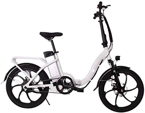 Elektrofahrräder : Ebikes, 20 inche faltendes elektrisches Fahrrad, 36v10ah Lithium ion Batterie City Fahrrad Aluminium Legierung Rahmen Erwachsene Outdoor Radfahren ZDWN