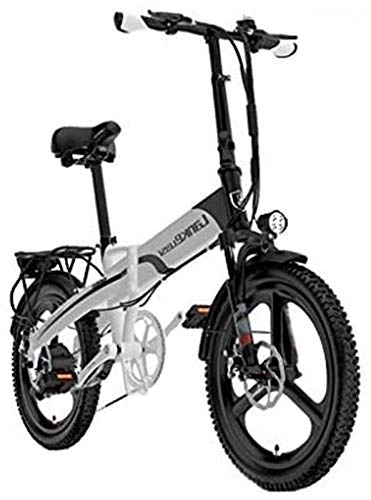 Elektrofahrräder : Ebikes, faltendes elektrisches Fahrrad für Erwachsene, 20"elektrisches Fahrrad / pendel ebike mit 4000w Motor, 48v10.8ah Batterie, 7 geschwindigkeitsübertragungszahnräder ZDWN