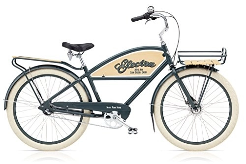 Elektrofahrräder : ELECTRA Herren Fahrrad Delivery 3i Chicago Lastenrad, Grau, 3 Gang, 26", 244152E