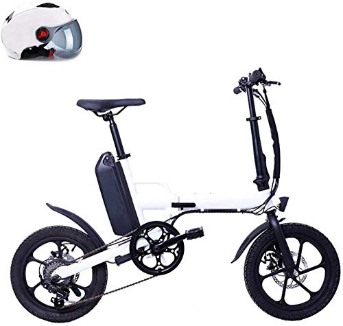 Elektrofahrräder : Elektrische E-Bikes, 250 W Elektrofahrräder für Erwachsene, 36 V 13 Ah Aluminiumlegierung E-Bikes Fahrräder All Terrain, 16" herausnehmbarer Lithium-Ionen-Akku Mountain Ebike, Blau