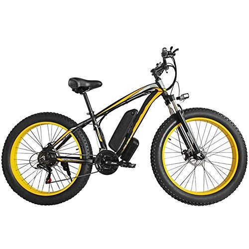 Elektrofahrräder : Elektrisches Fahrrad, 48V 1000W Stadt E-Bike 26-Zoll-Elektrofahrrad 17Ah Lithiumbatterie, Kraftunterstützt Mit DREI Fahrmodi