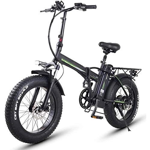 Elektrofahrräder : Elektrisches Mountainbike, 20 '' * 4.0 Elektrisches Mountainbike, 500 Watt Elektrofahrrad mit abnehmbarem 48V 10Ah / 15ah / lg 16AH Lithium-Ion-Batterie for Erwachsene Elektrisches kraftvolles Fahrrad