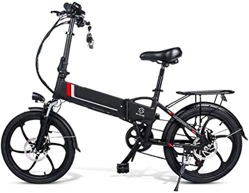 Elektrofahrräder : Elektrisches Mountainbike, Elektrische Fahrräder for Erwachsene Magnesium-Legierung Folding Elektro-Fahrräder All Terrain 48v 10, 4 Ah 350w und 25 Km / h austauschbaren Lithium-Ionen-Akku Berg Ebike fo