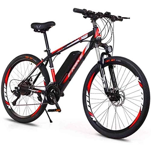 Elektrofahrräder : Elektrisches Mountainbike, Elektro-Bike for Erwachsene 26 Elektro-Fahrrad mit 250W Motor 36V 8Ah Batterie 21 Gang-Doppelscheibenbremse E-Bike mit Multi-Function Smart Meter Höchstgeschwindigkeit 35 km